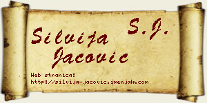 Silvija Jačović vizit kartica